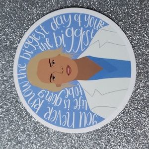 GREY'S ANATOMY Waterproof Sticker Izzie Stevens Quote